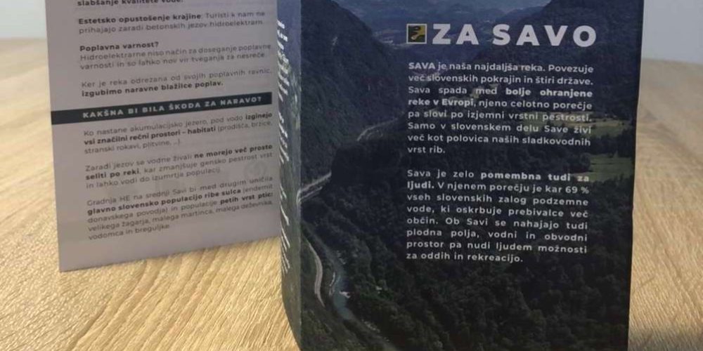 Letaki Za Savo prišli v zasavska gospodinjstva